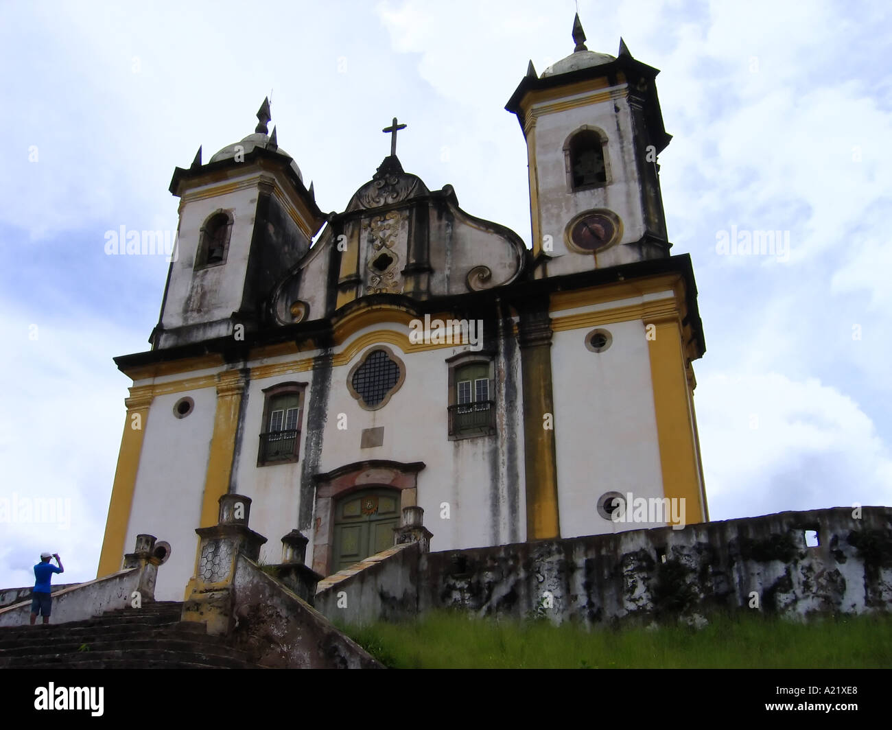 Église, Ouro Preto, Minas Gerais, Brésil Banque D'Images
