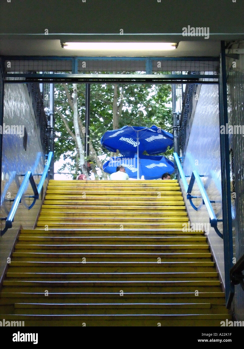 Escaliers menant à subte metro Buenos Aires Argentine Amérique du Sud Amérique latine Banque D'Images