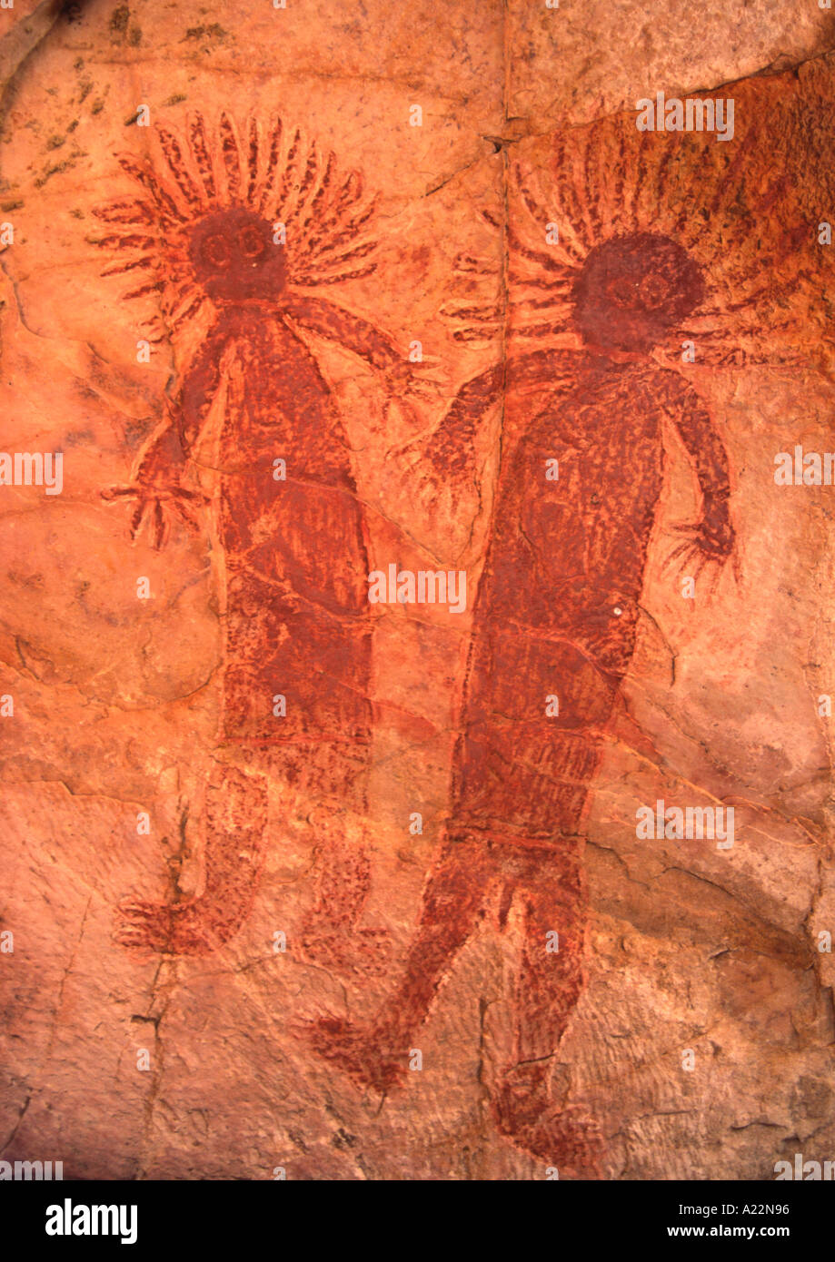 L'art aborigène, Australie Banque D'Images