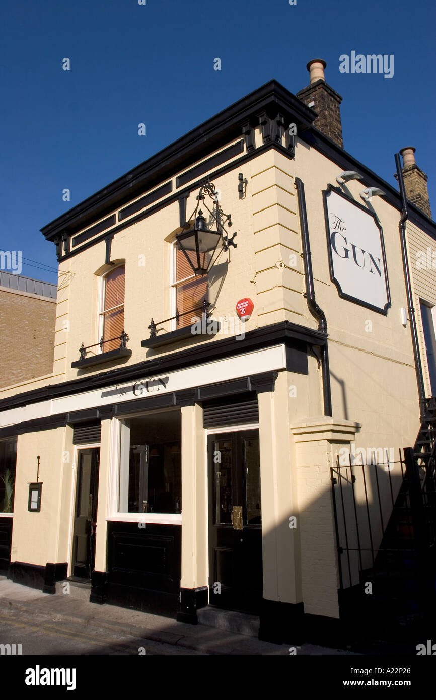 L'arme Public House Coldharbor Docklands Londres Angleterre Royaume-uni Banque D'Images