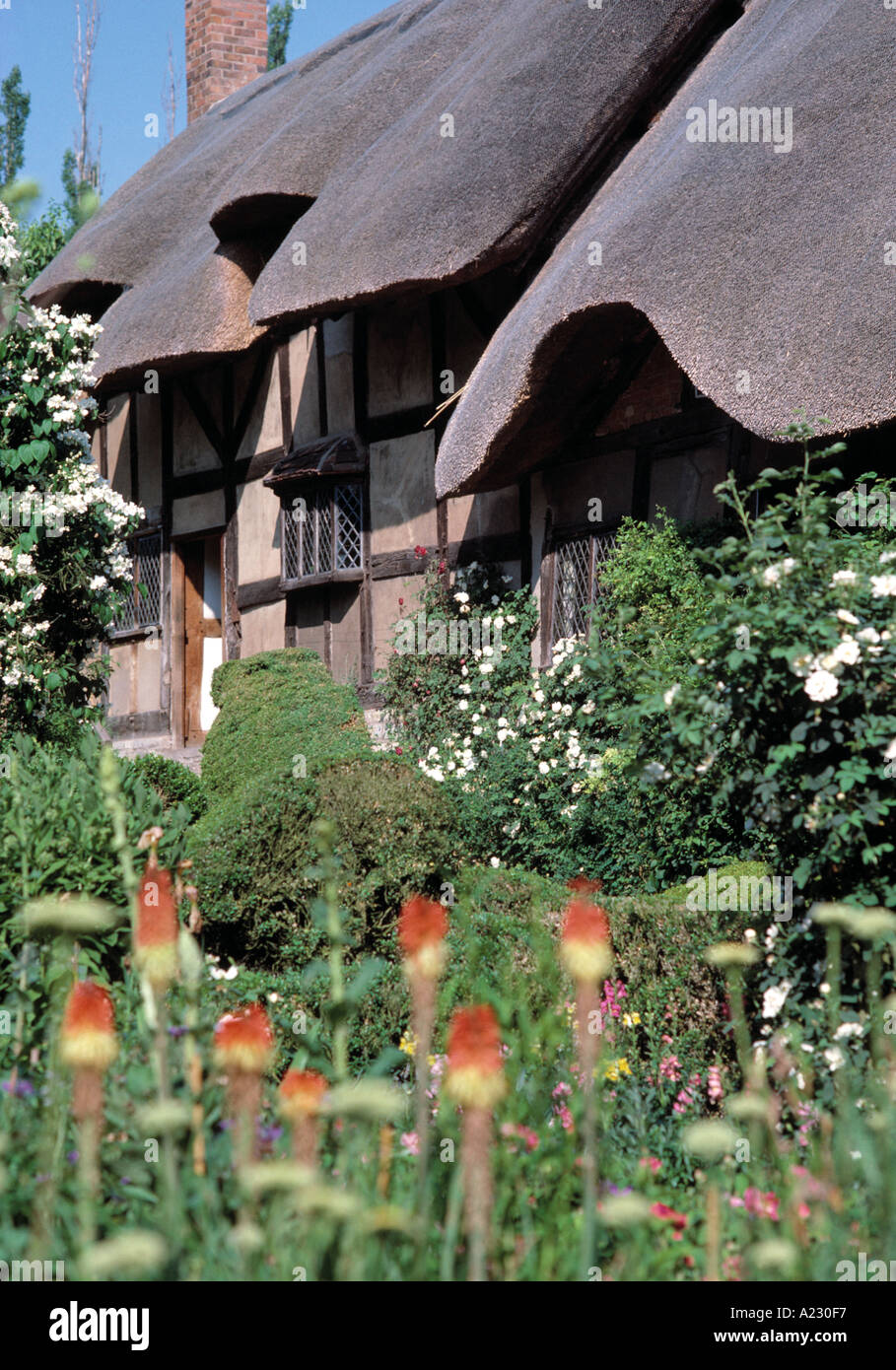 Anne Hathaway s Cottage, Stratford-upon-Avon Banque D'Images