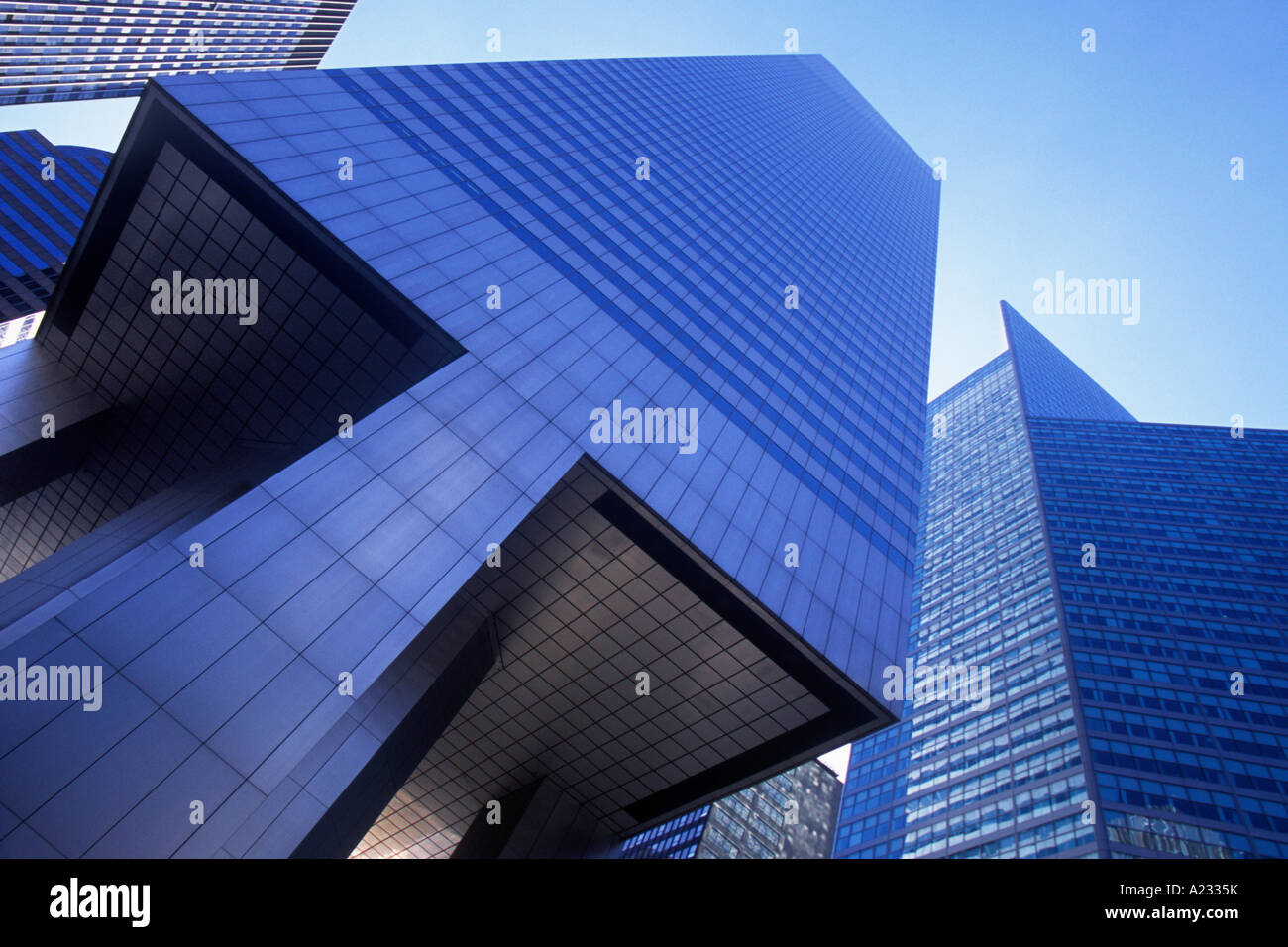 New York City Citigroup Center Building siège à Midtown Manhattan, (Citibank), (Citi), ancien Citicorp Center, au 601 Lexington Avenue. Banque D'Images
