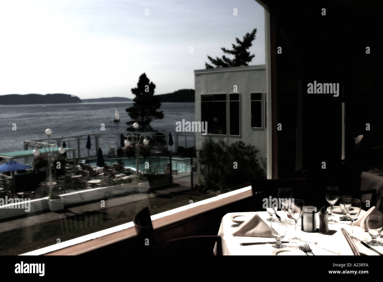 Rosario Orcas Island Resort San Juan Islands Washington Banque D'Images