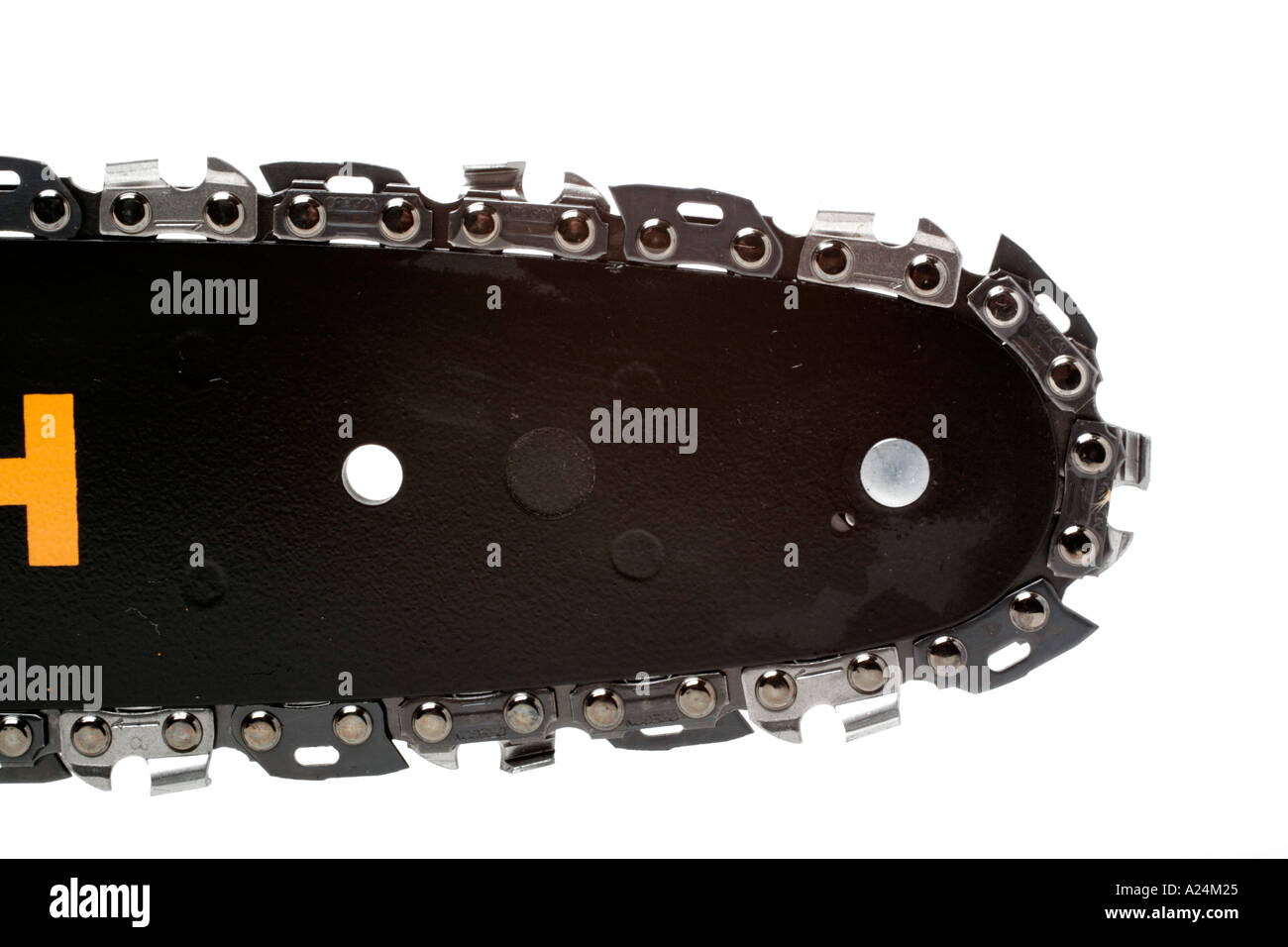 Scie à chaîne à essence Essence Banque D'Images