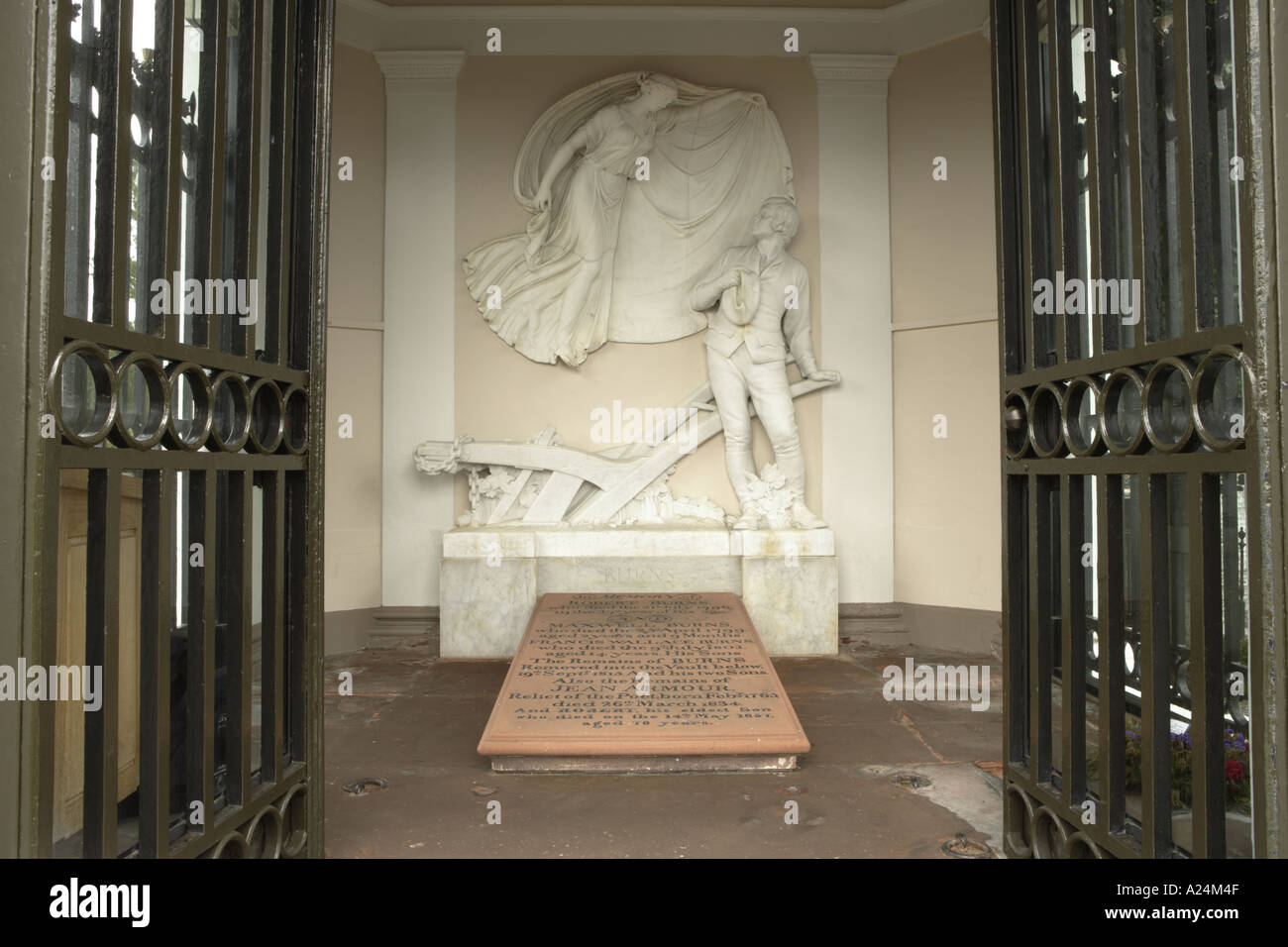Mausolée de Robert Burns Dumfries Banque D'Images