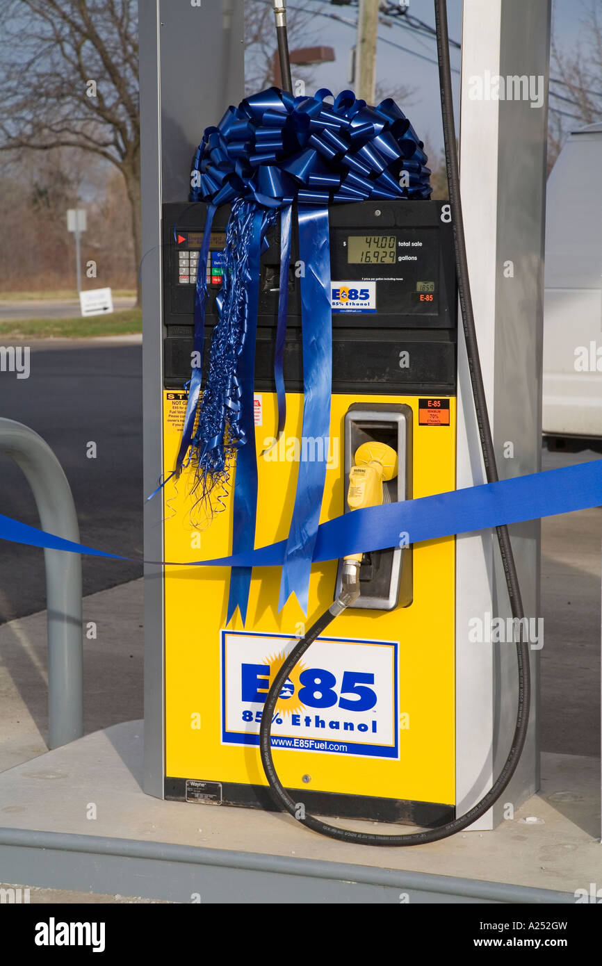 Pompe à biocarburant à l'éthanol e85 Banque de photographies et d'images à  haute résolution - Alamy