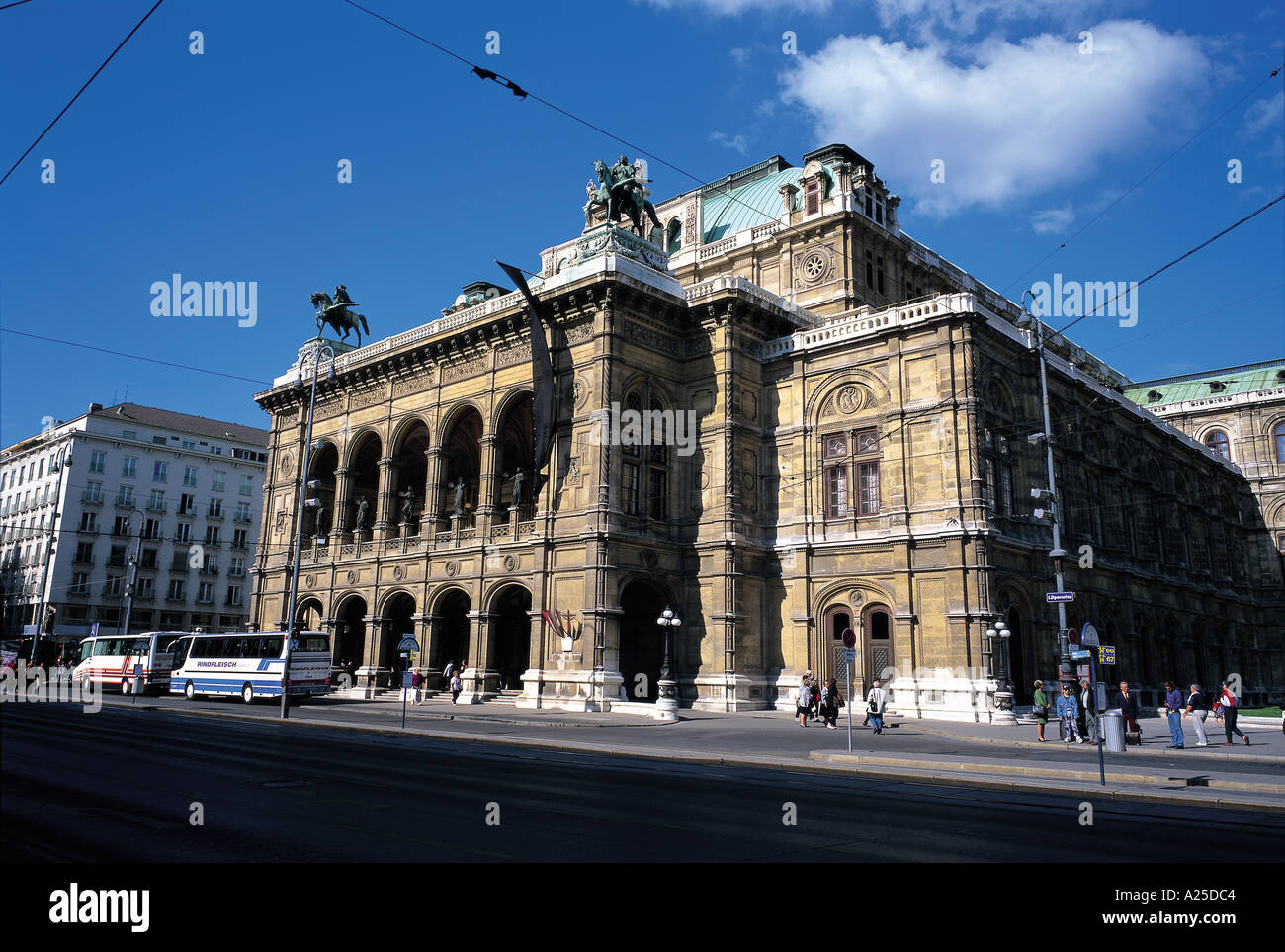 Maison de l'Opéra de Vienne Autriche Banque D'Images