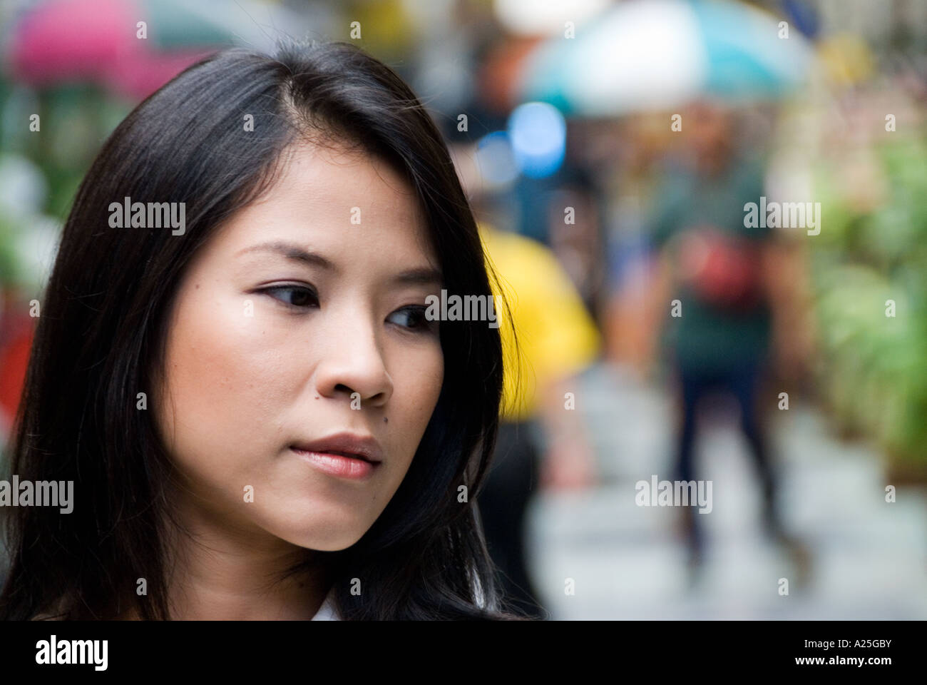 Femme thaïlandaise à Bangkok en Thaïlande Banque D'Images