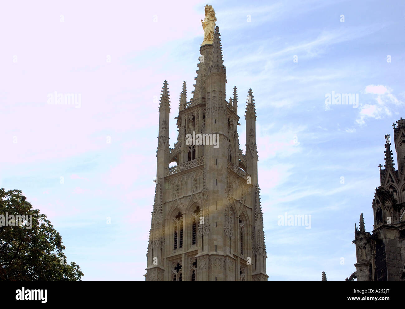 Vue caractéristique de la cathédrale Saint André Bordeaux Aquitaine Sud Ouest France Europe Banque D'Images