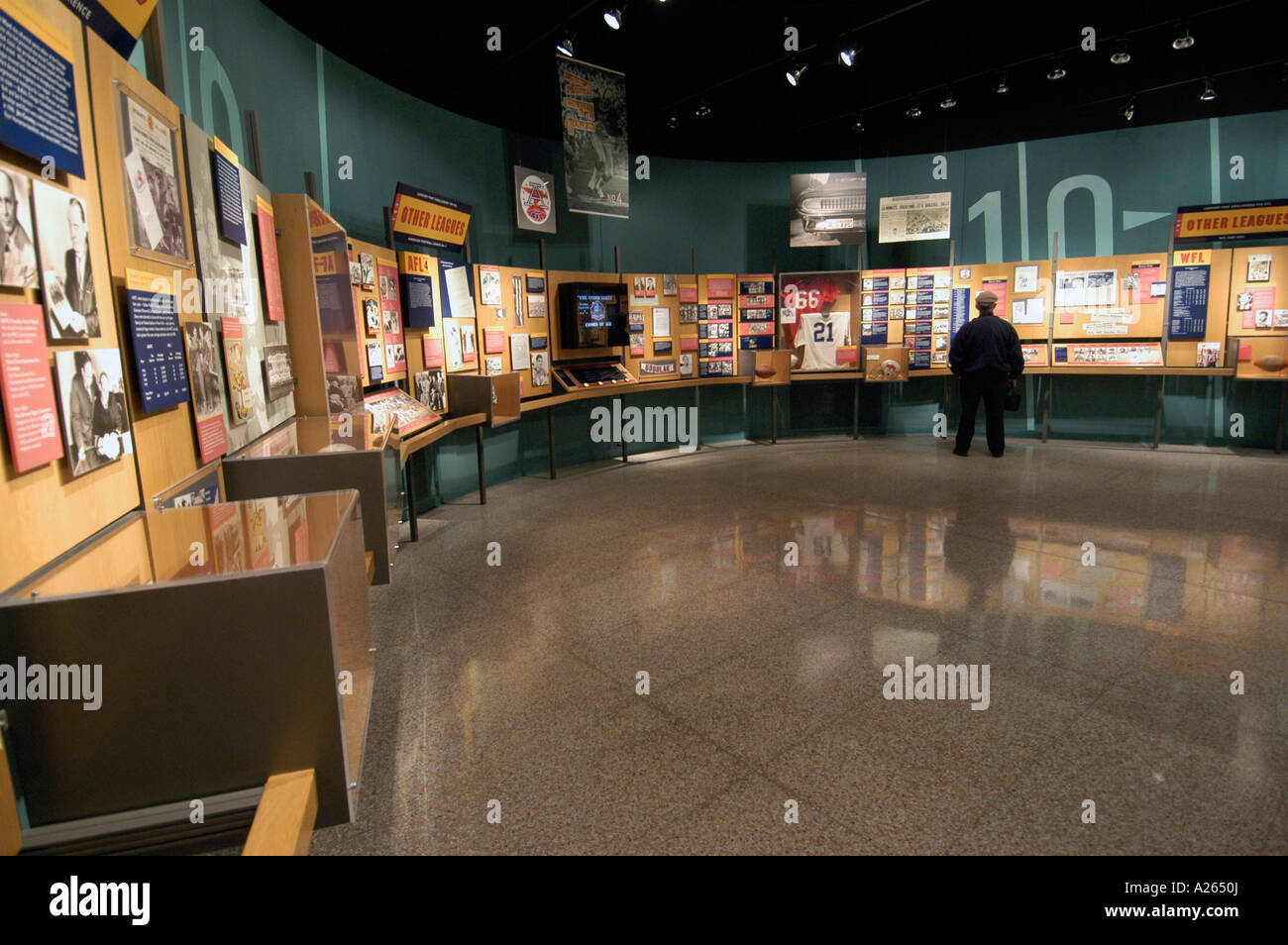 De la renommée du football professionnel situé à Canton en Ohio Banque D'Images