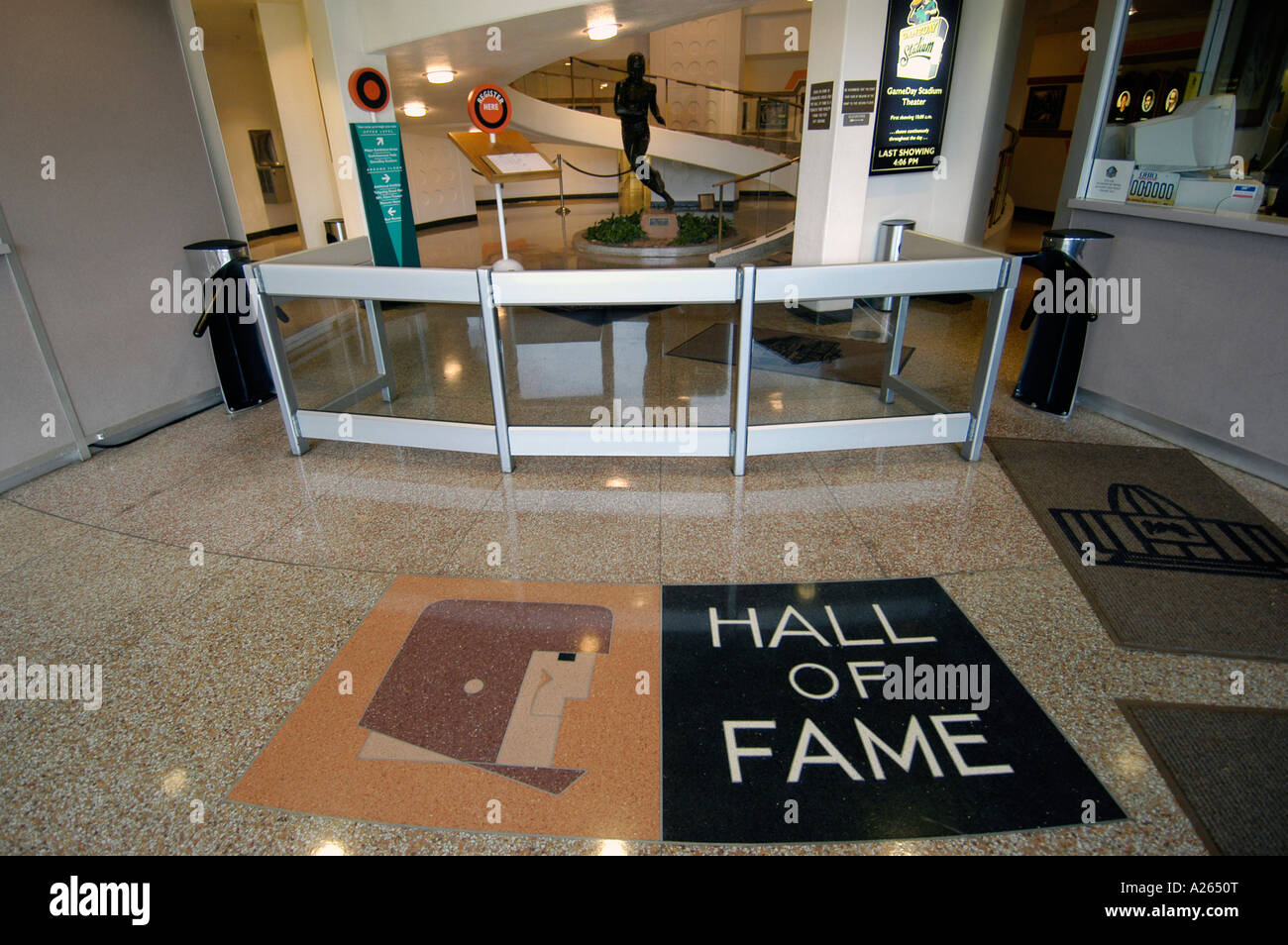 De la renommée du football professionnel situé à Canton en Ohio Banque D'Images