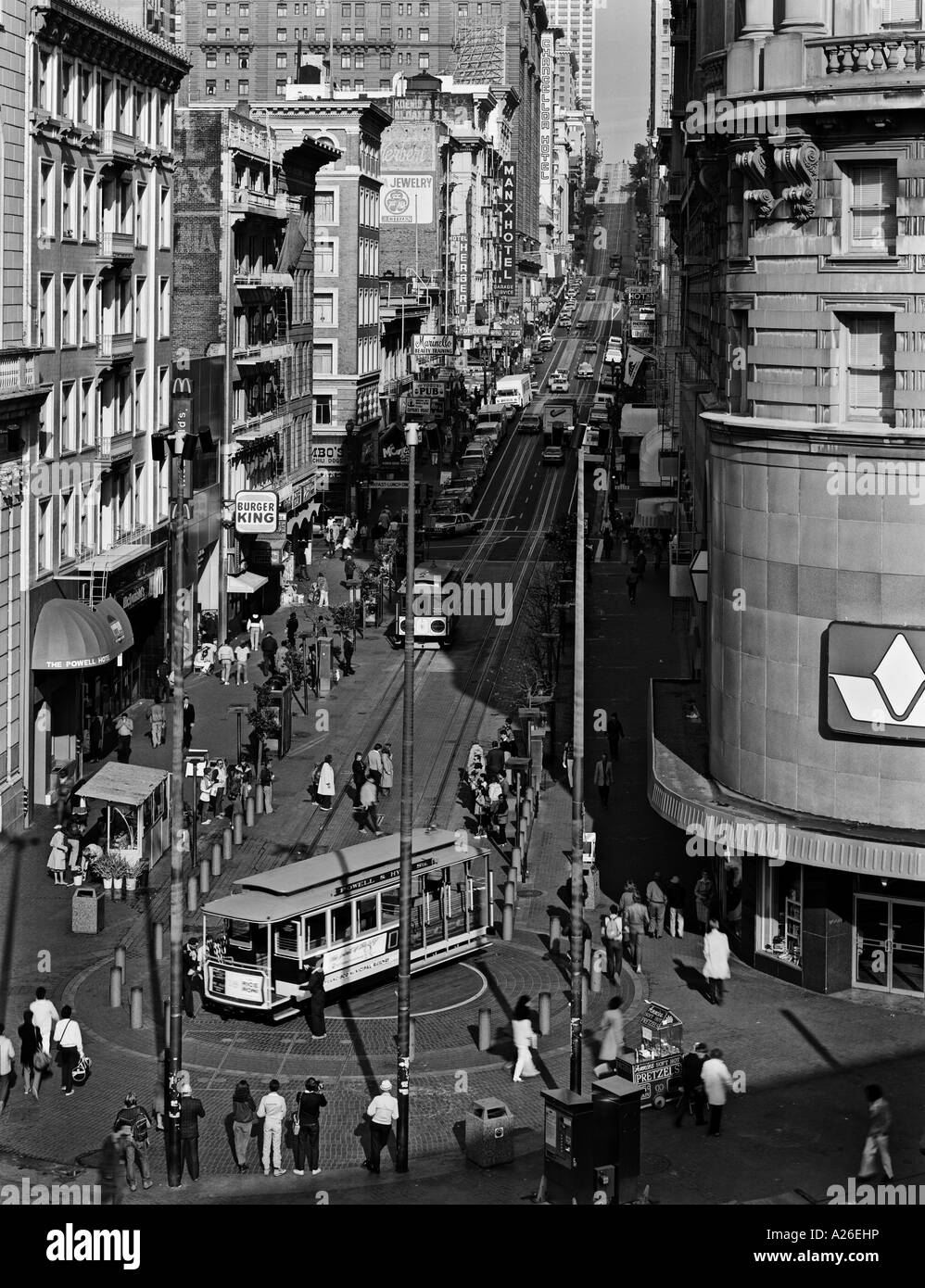 Cable cars Banque D'Images