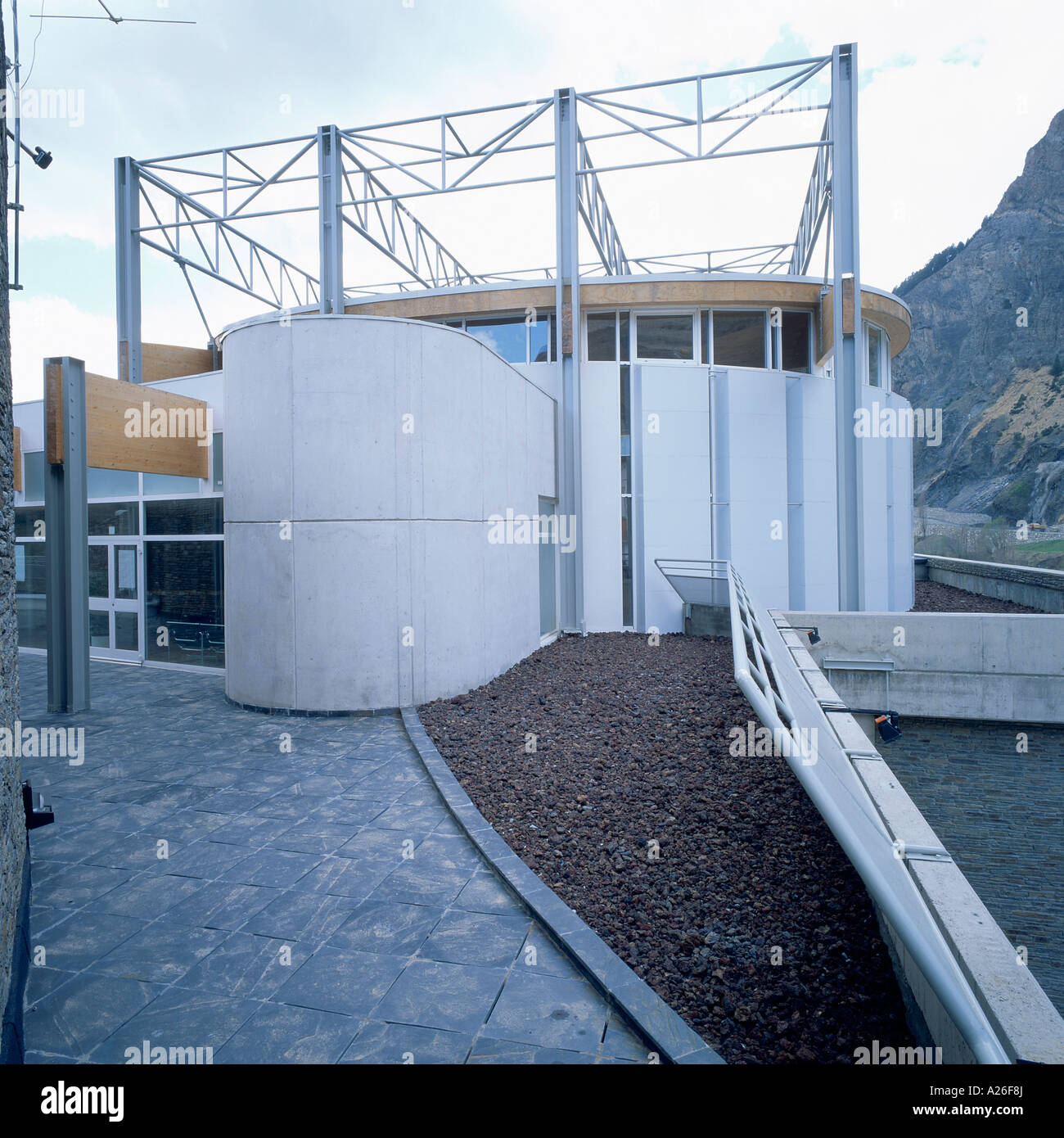 Vue d'un immeuble de bureaux Banque D'Images