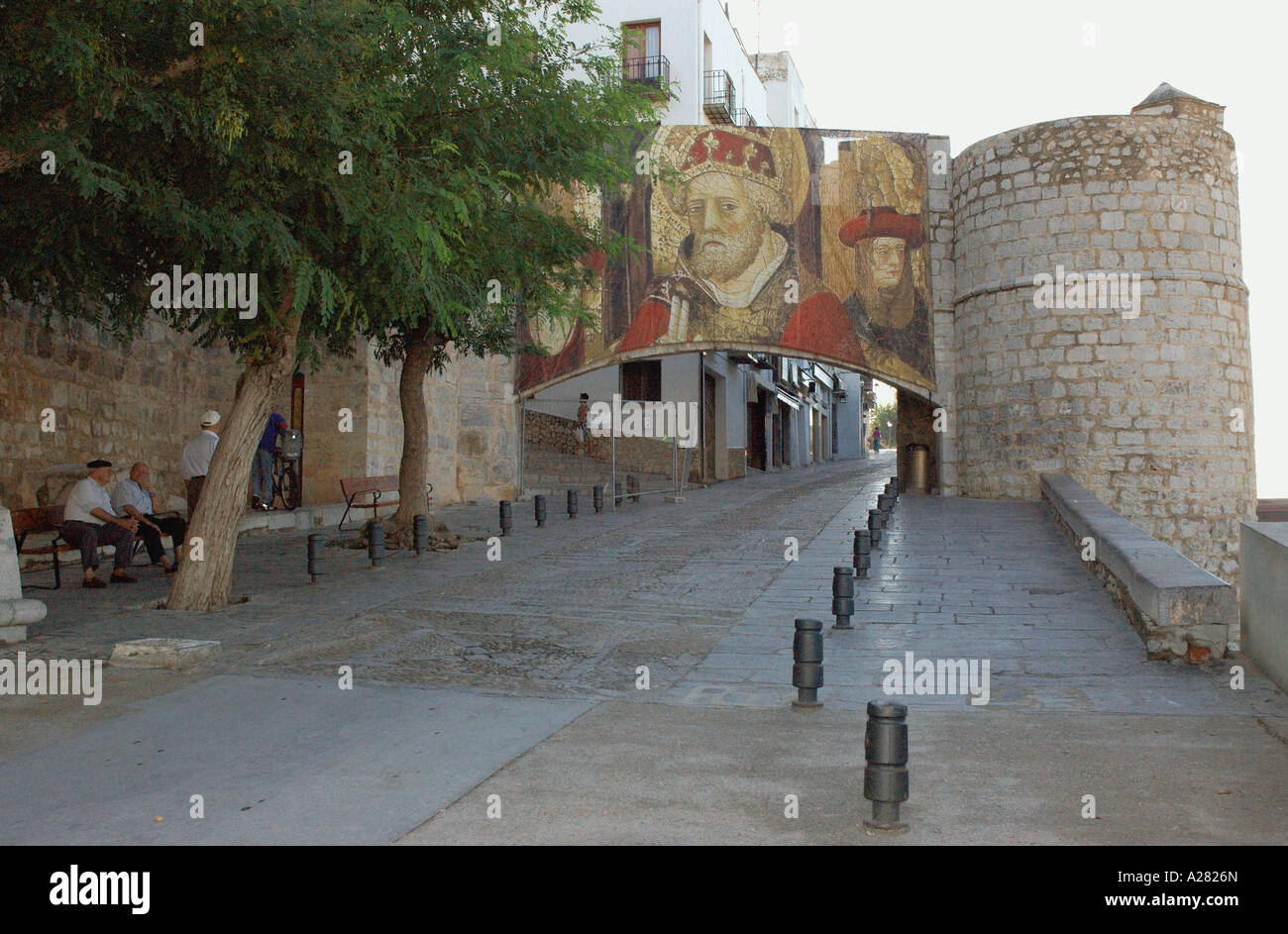 Peñiscola Castellón Comunitat Cataluña Costa del Azahar España Espagne Espagnol Iberia Espagne Europe Banque D'Images