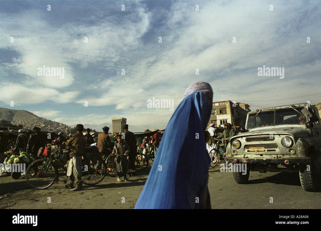 L'Afghanistan des Talibans à Kaboul avec allée de la burqa est encore une réalité de la vie à Kaboul 1201 Photo par Bikem Ekberzade Banque D'Images