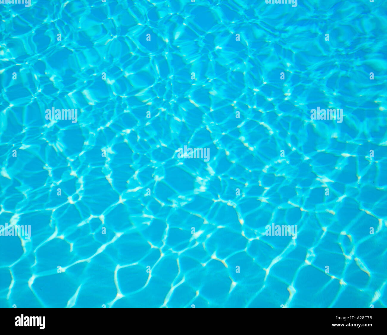 Dans l'eau piscine Banque D'Images