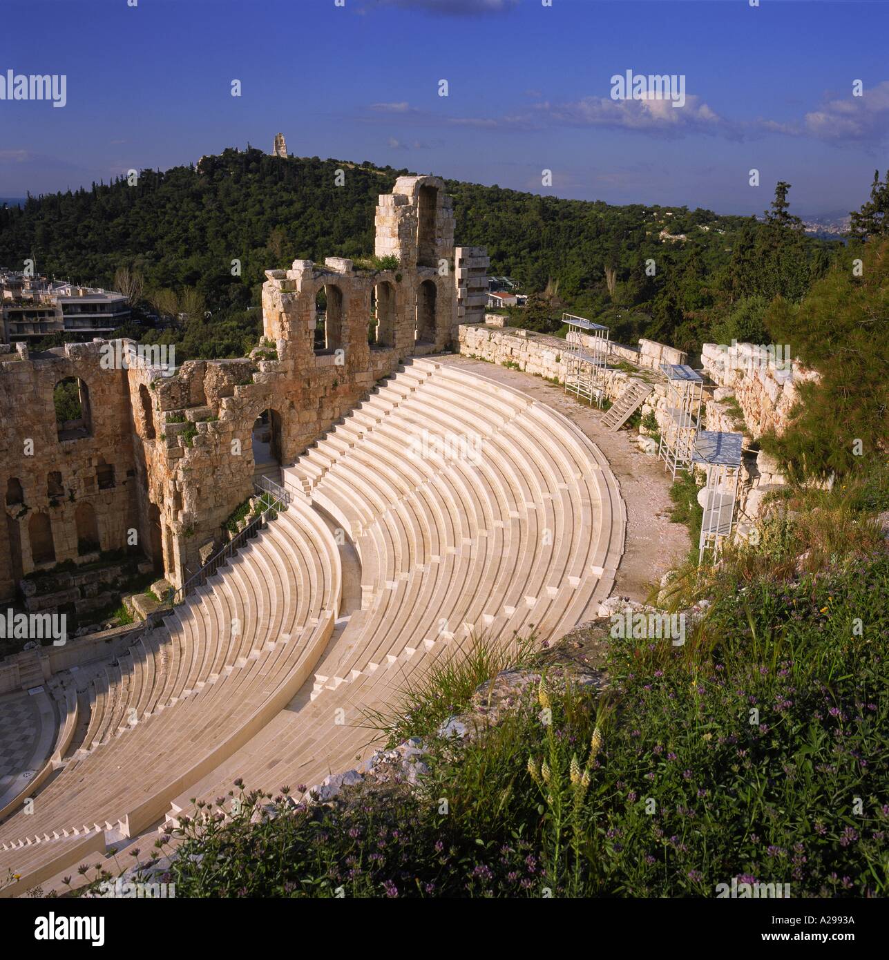 L'Odéon d'Hérode Atticus à Athènes Grèce R Rainford Banque D'Images