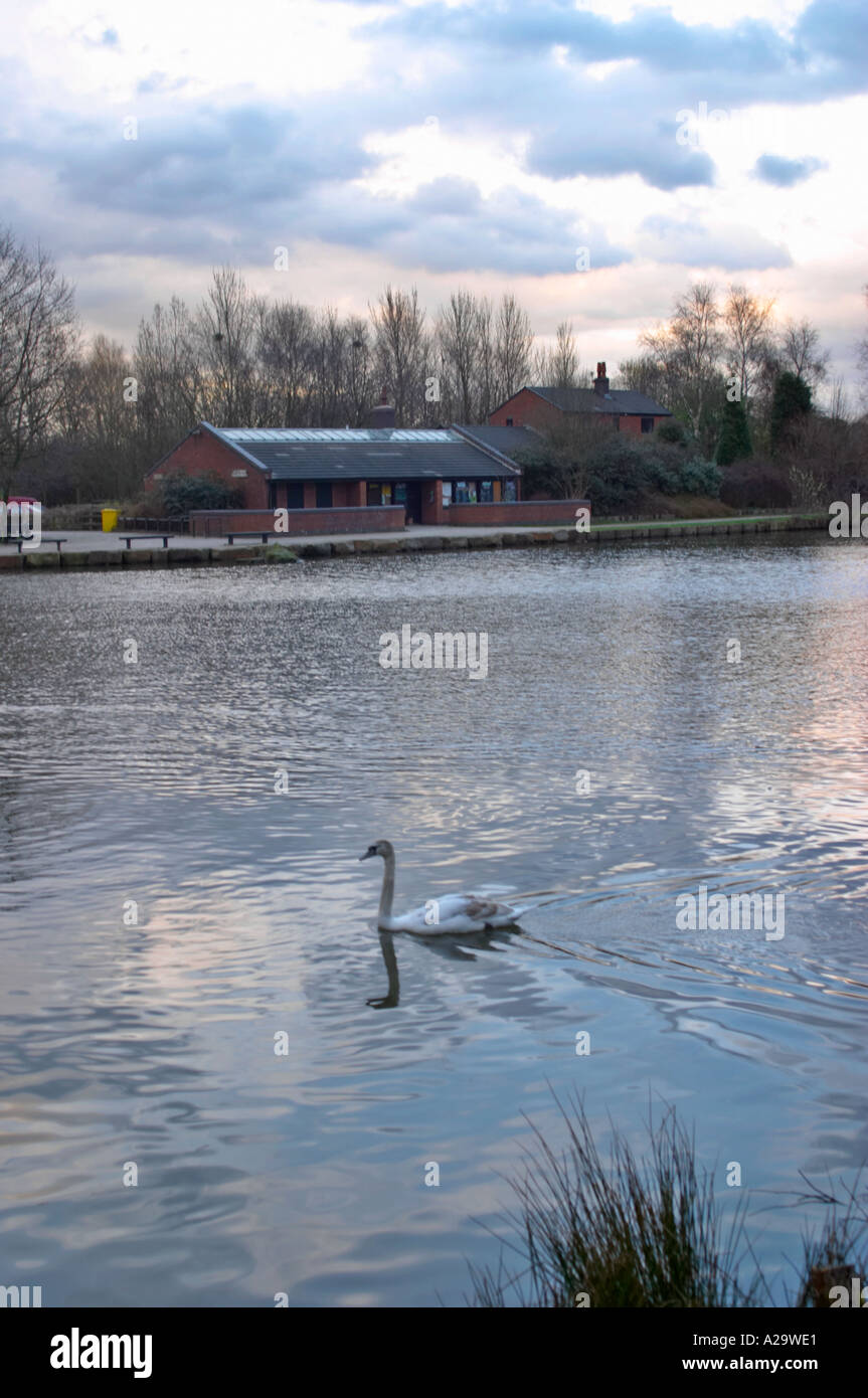 Trois Sœurs Recreation Area est de Ashton dans Makerfield Wigan précédemment le Hall Colliery Garswood Banque D'Images