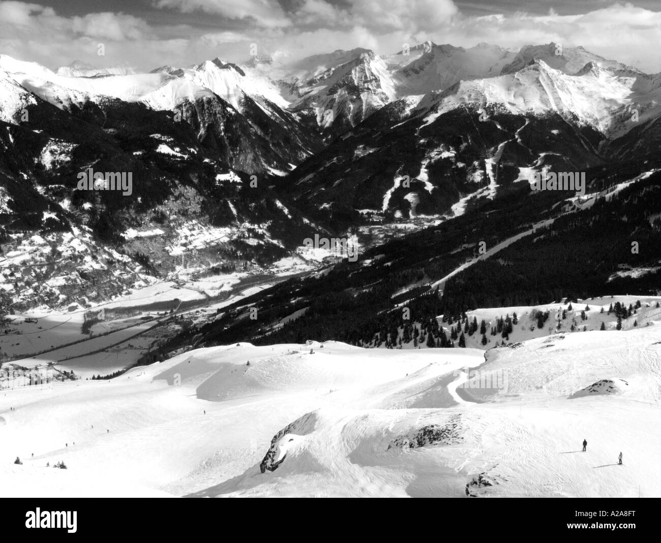 Bad Hofgastein dans Alpes autrichiennes Banque D'Images