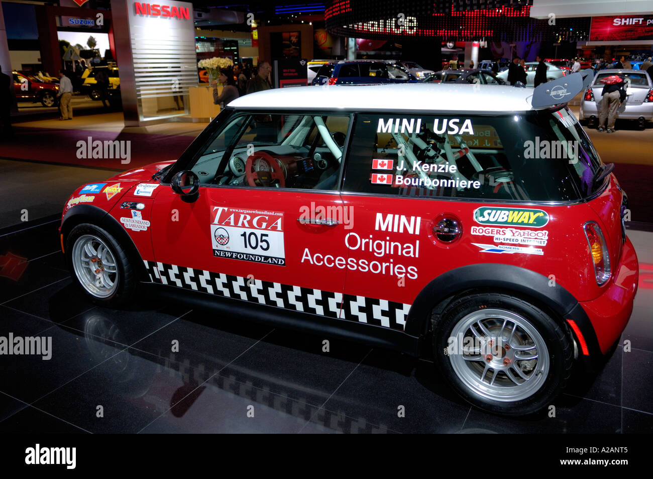 MINI Cooper S qui a participé à la 2005 rallye Targa TerreNeuve