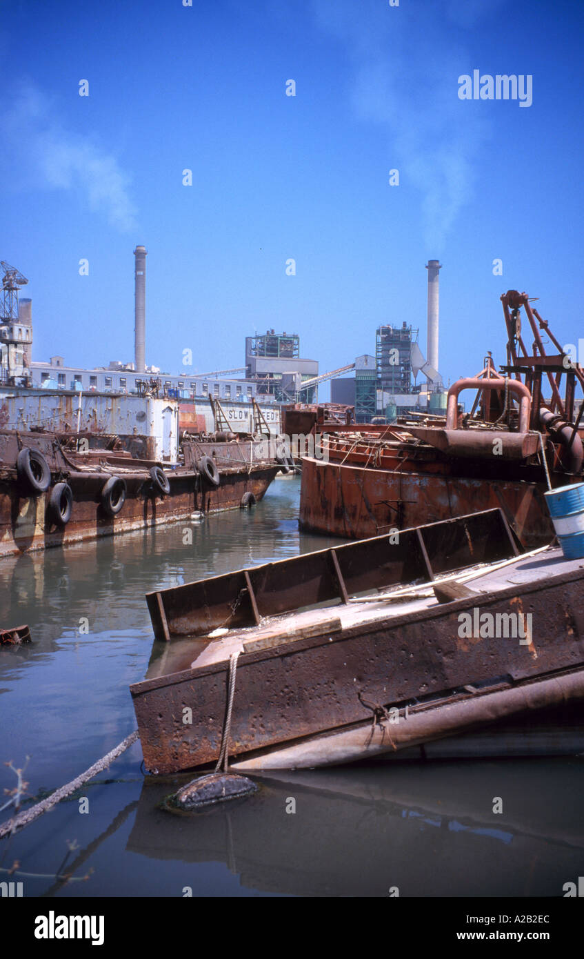 Les friches industrielles Malte Banque D'Images