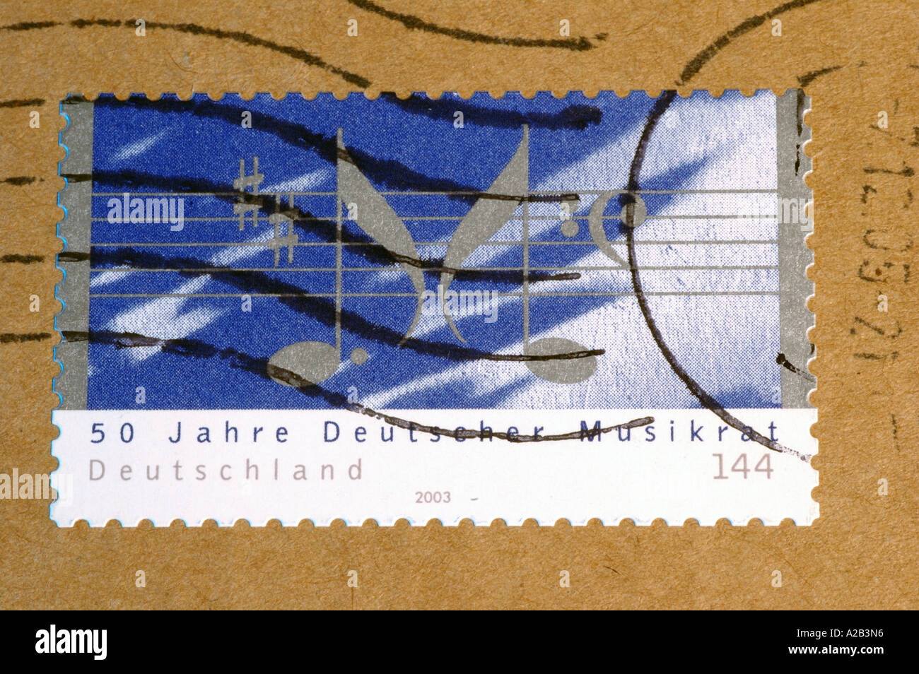 Timbre annulée Banque D'Images