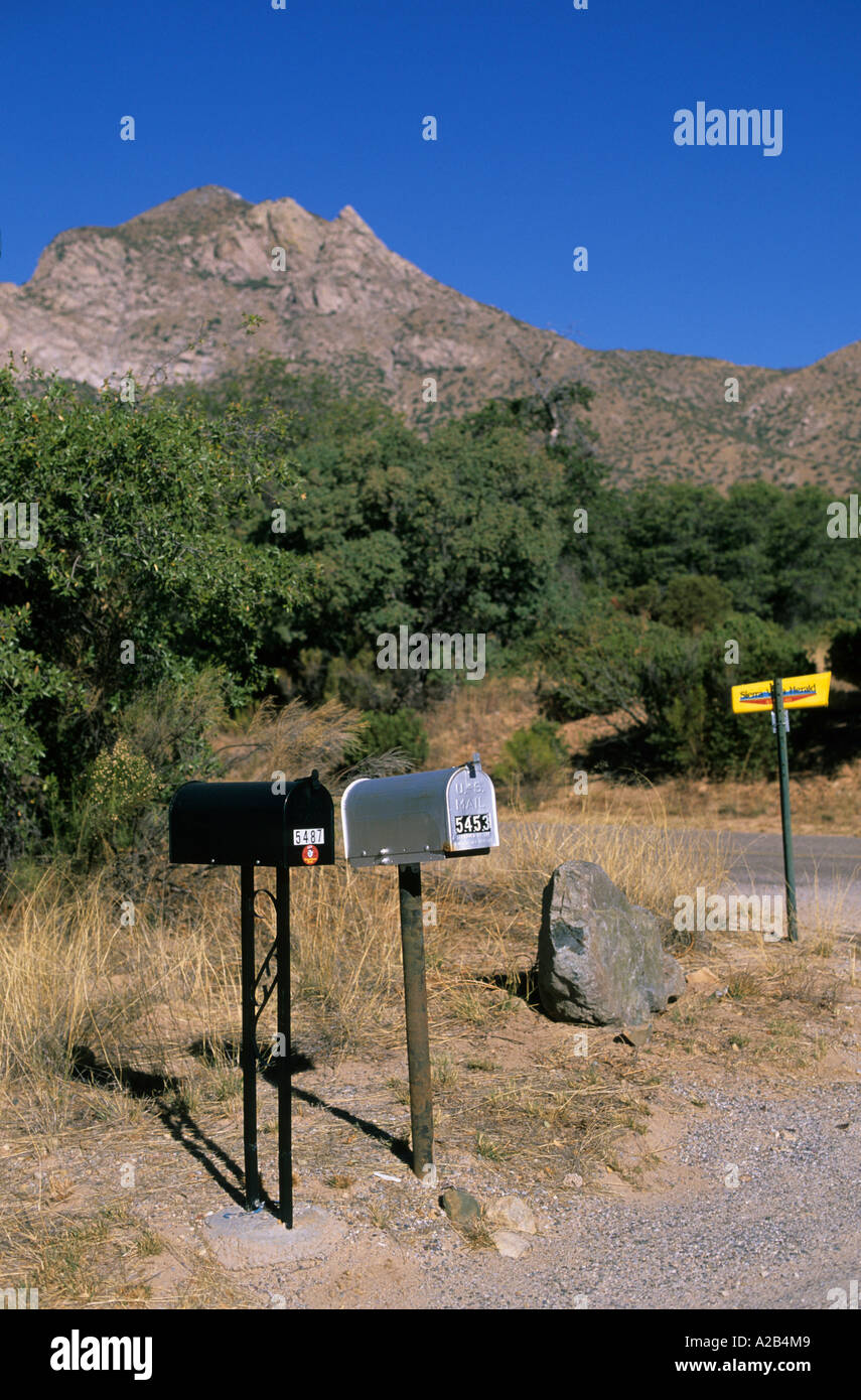 USA Arizona Sierra Vista boîtes aux lettres Banque D'Images
