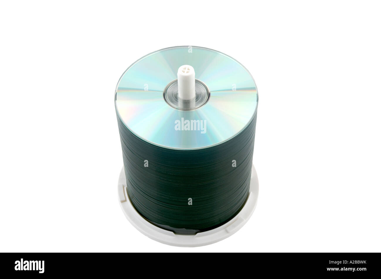 Pile de cd ou dvd Banque D'Images