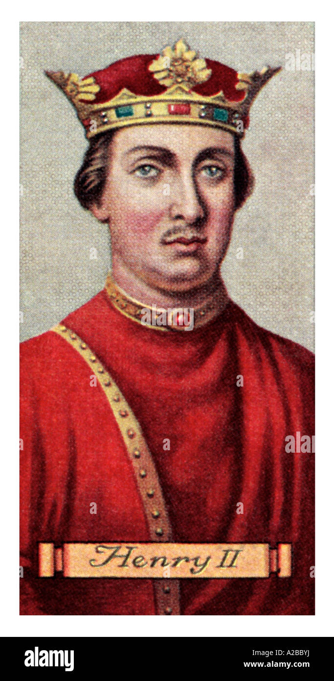 Le Roi Henry II L'un d'un jeu de 50 l'usage éditorial Banque D'Images