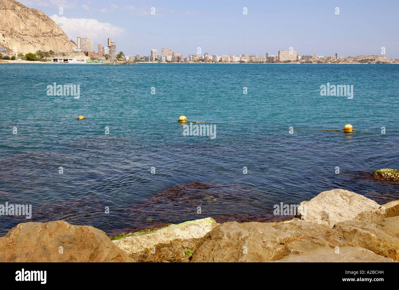 Front de Mer Alicante Alacant Comunitat Valencia Communauté Valencienne Costa Blanca Espagne péninsule ibérique Hispania España Europe Banque D'Images