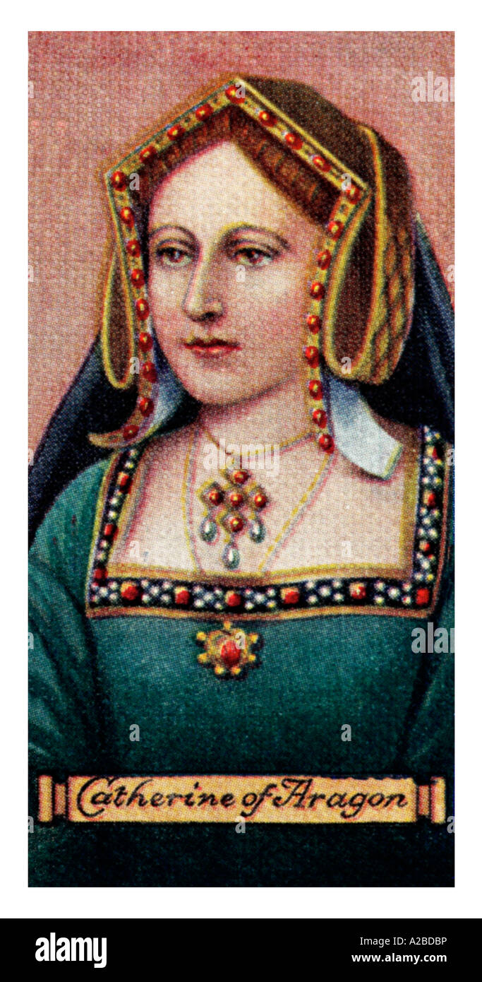 Catherine d'Aragon reine de la maison de Tudor Banque D'Images