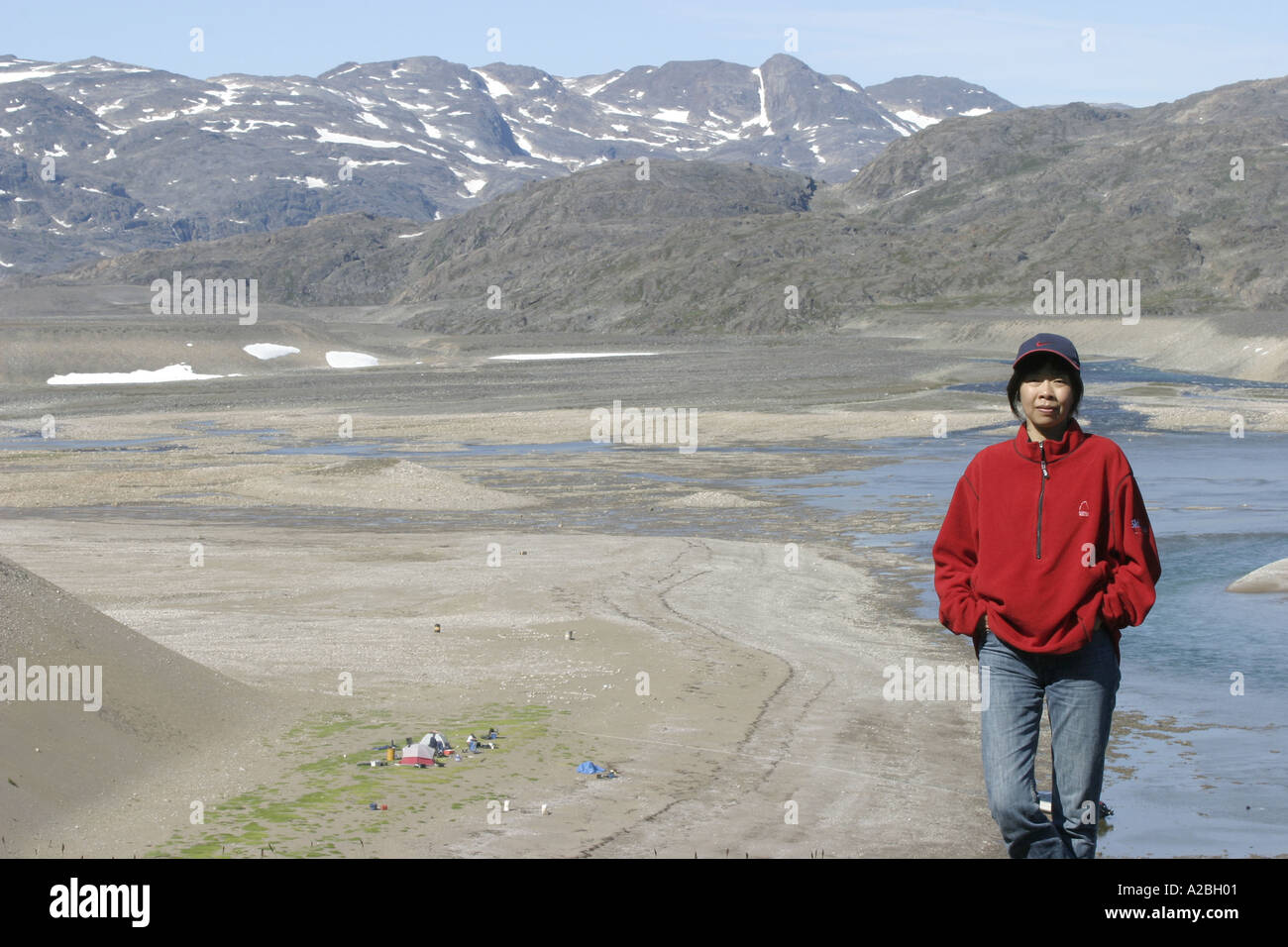 Son siteYork camp de l'île de Baffin, Nunavut Banque D'Images