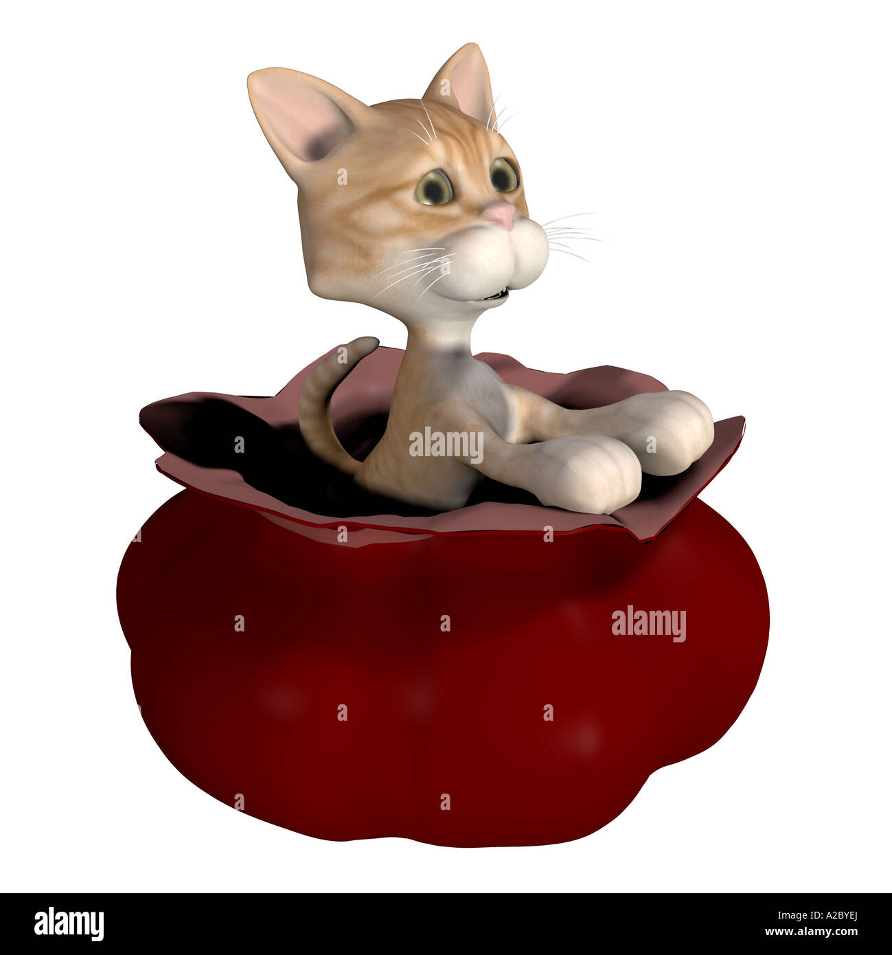 Laisser le chat sortir du sac d'acheter chat en poche Photo Stock - Alamy