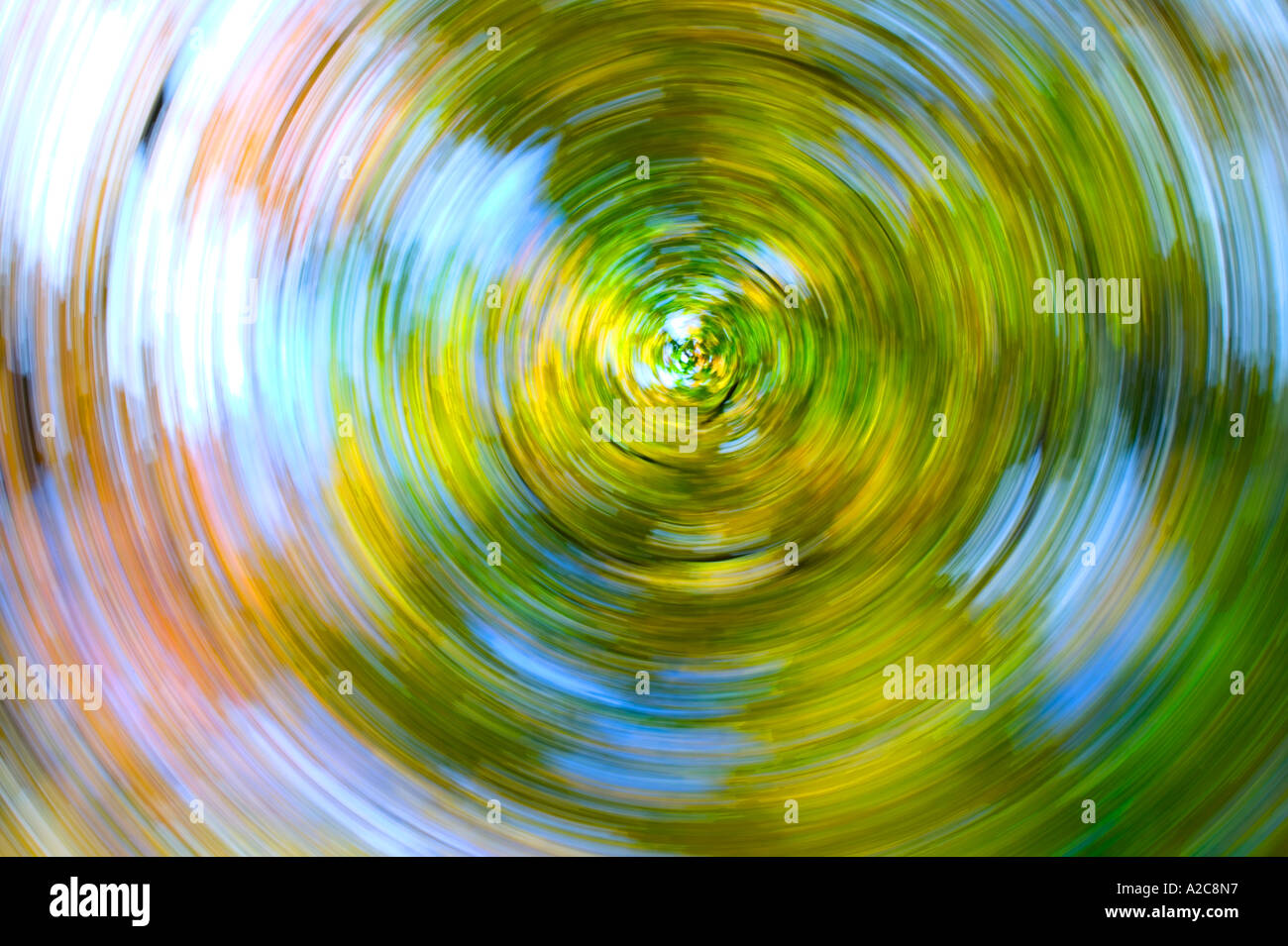 Abstract Swirl Couleur Automne Banque D'Images