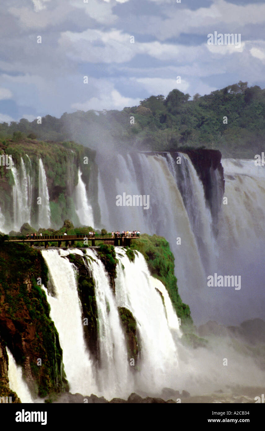 Chutes d'Iguaçu. Brésil Banque D'Images