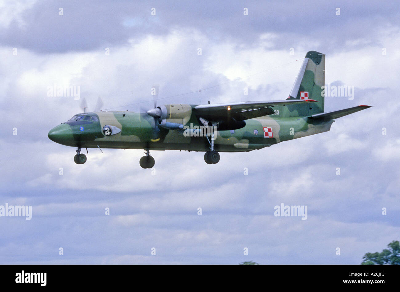 Polish Air Force d'avions de transport Antonov An-26 Banque D'Images