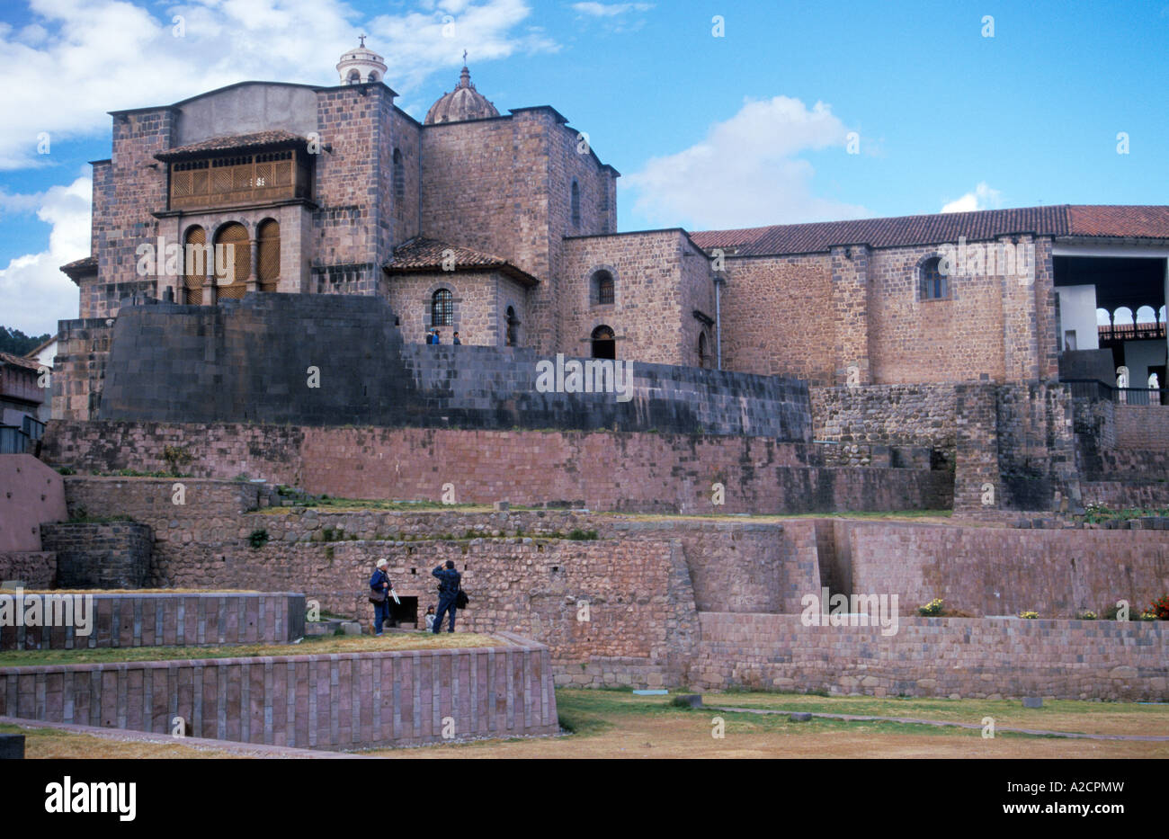 L'église de Santo Domingo à Cuzco au Pérou Banque D'Images