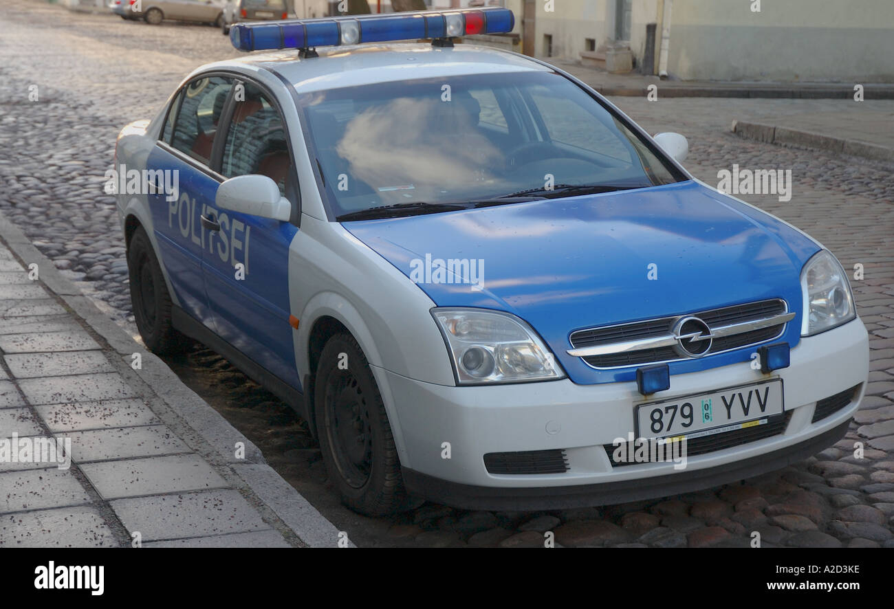 Voiture de patrouille de police de la circulation Banque de ...