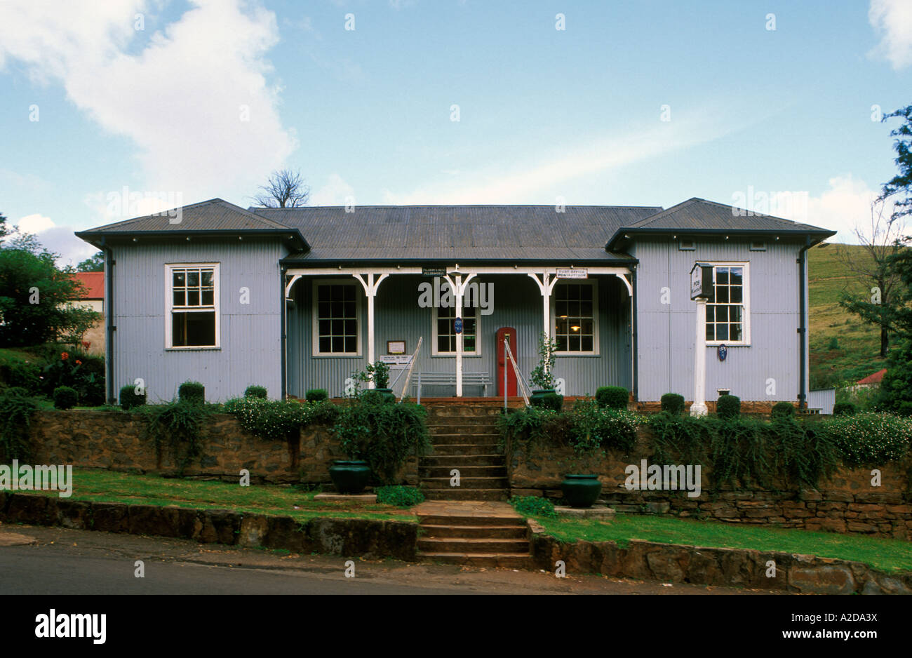 Ancien bureau de poste de Pilgrim's Rest village minier d'or de la 1870 s est maintenant un Monument National de l'Afrique du Sud Mpumalanga Banque D'Images