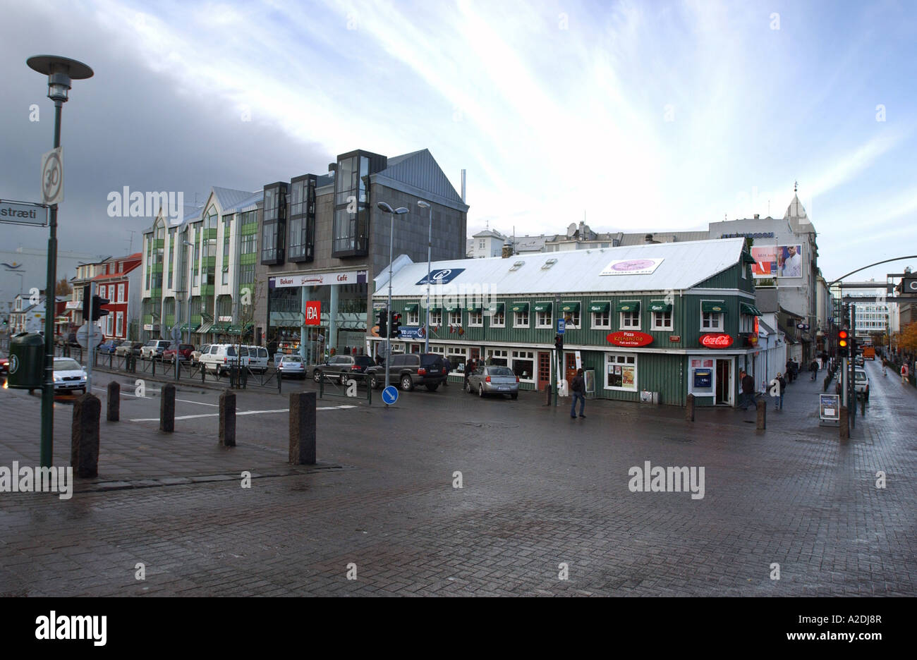 Reykjavik, capitale de l'Islande Banque D'Images