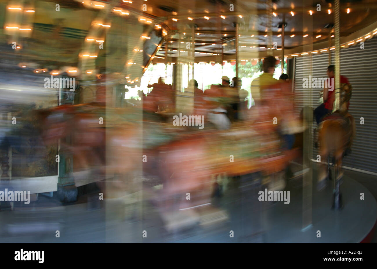 Merry Go Round carrousel à Griffith Park à Los Angeles en Californie Banque D'Images