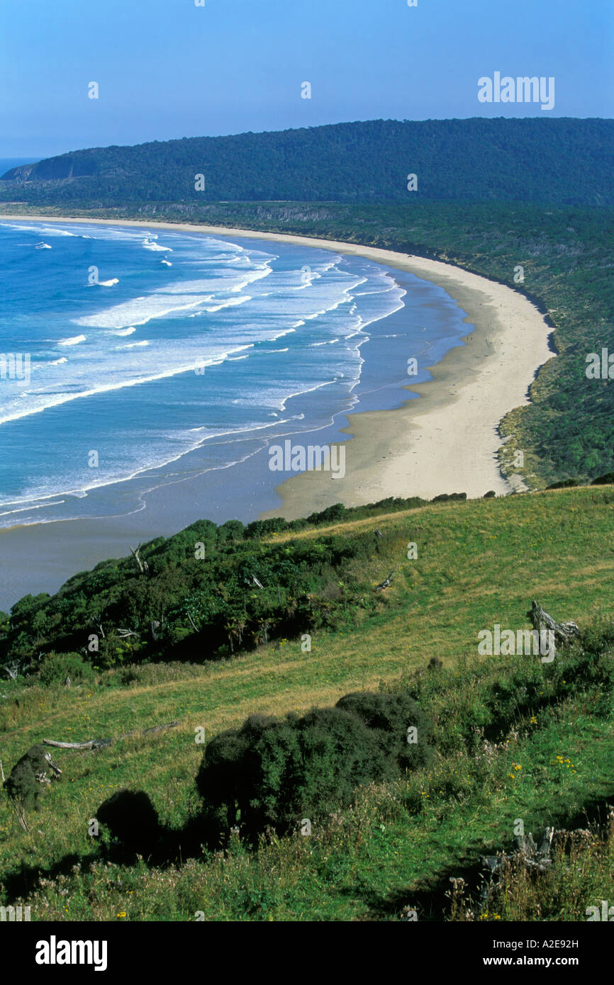 Tautuku Papatowai Bay près de l'Otago Catlins ile sud Nouvelle Zelande Banque D'Images