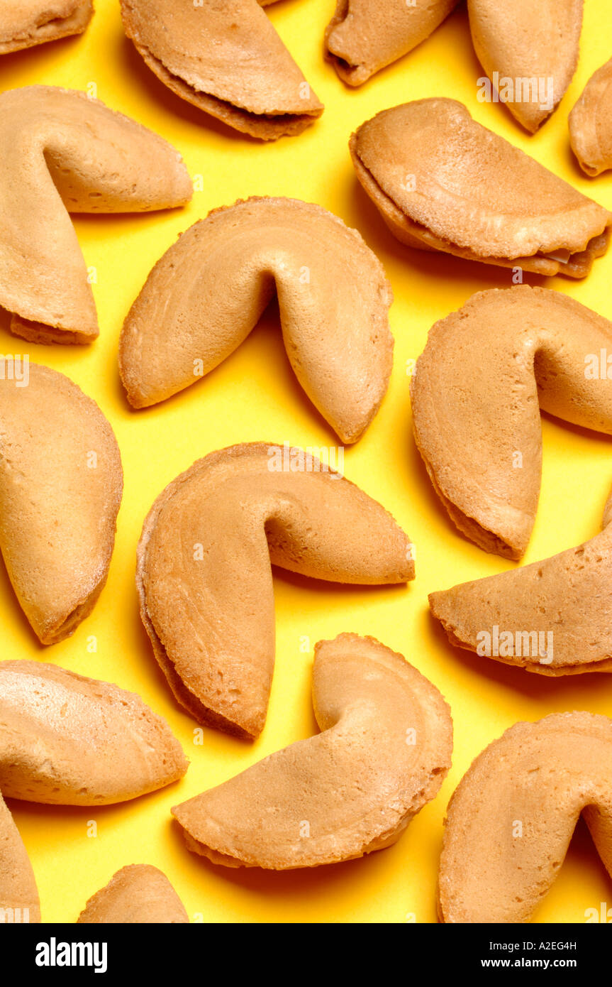 Fortune cookies chinois Banque D'Images
