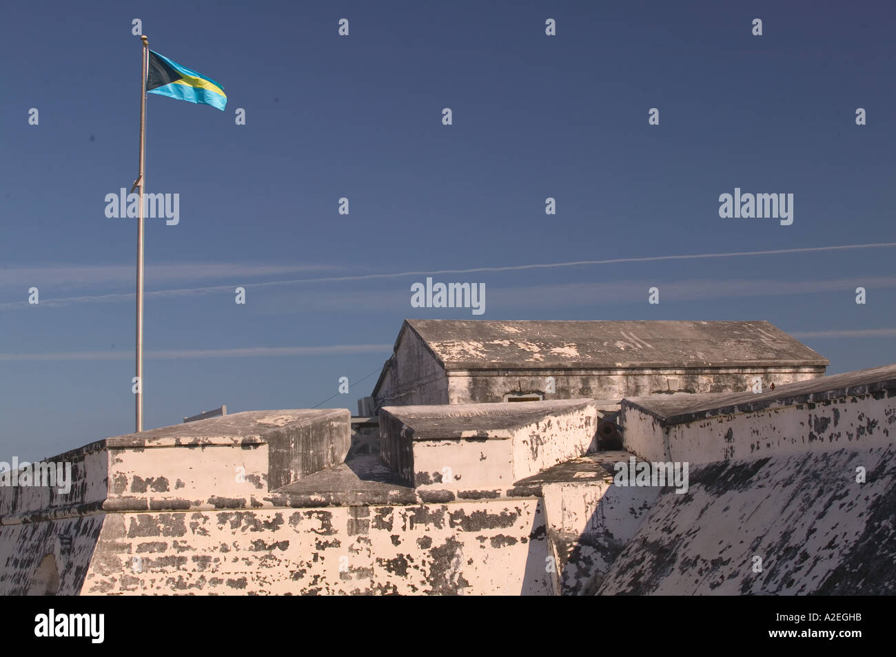 BAHAMAS, New Providence Island, Nassau : Fort Charlotte (b.1790) et Clifford Park Banque D'Images