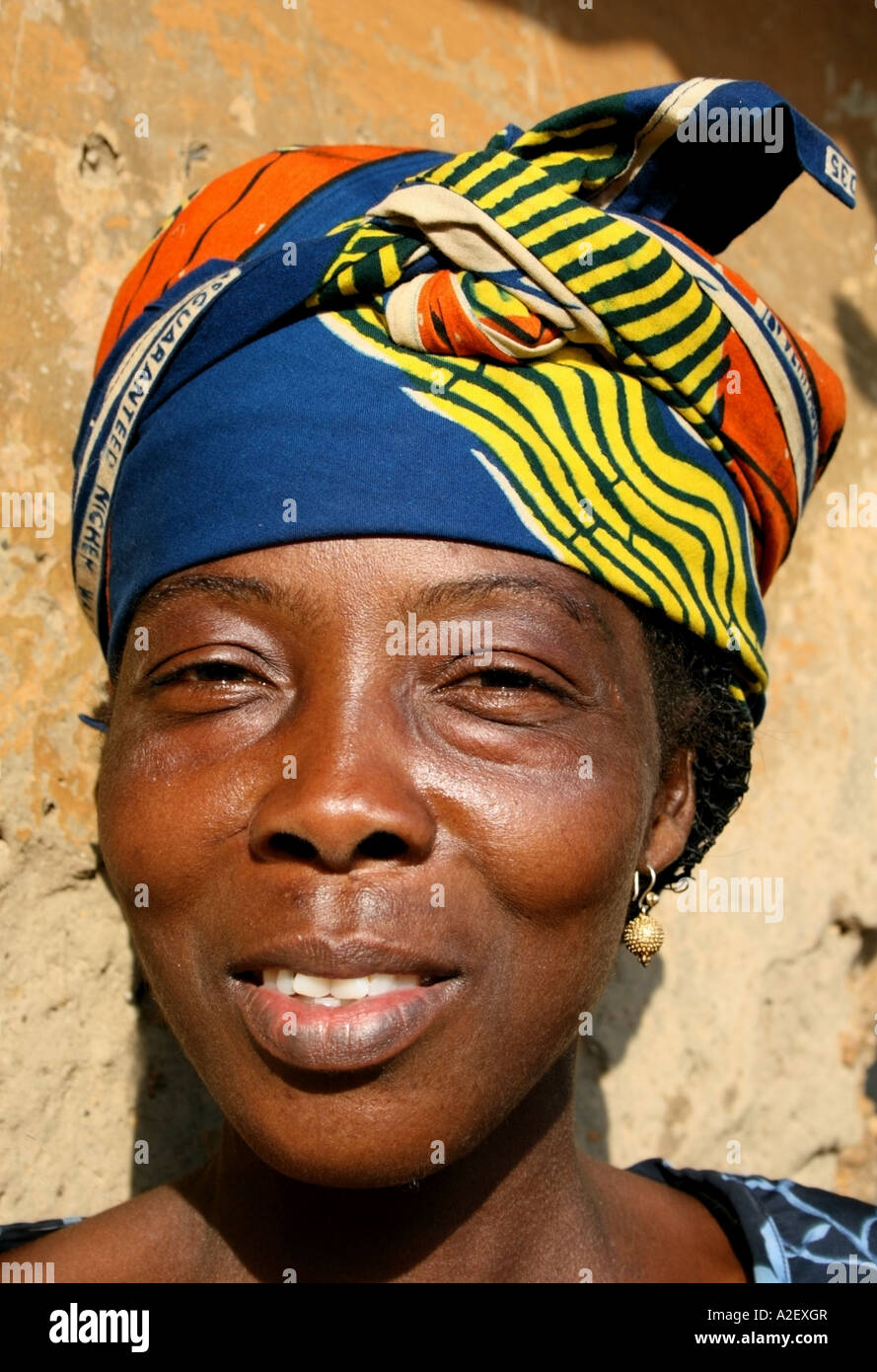 Portrait de la femme togolaise , Kpalimé, Togo Banque D'Images