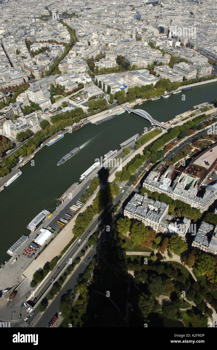 Paris, Tour Eiffel, Tour Eiffel, Seine Banque D'Images