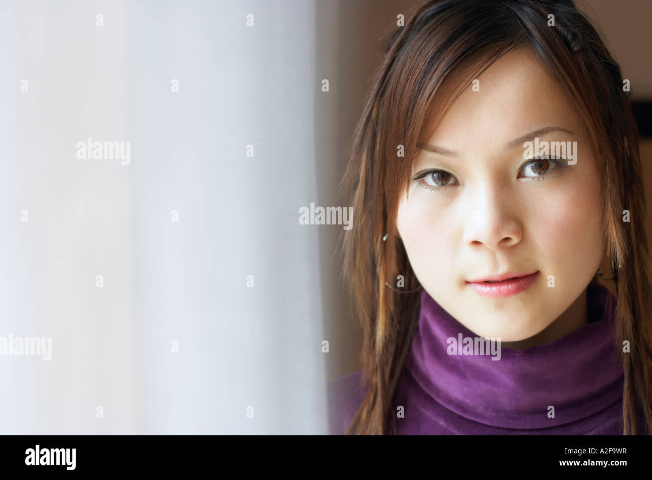 Portrait of a young woman Banque D'Images