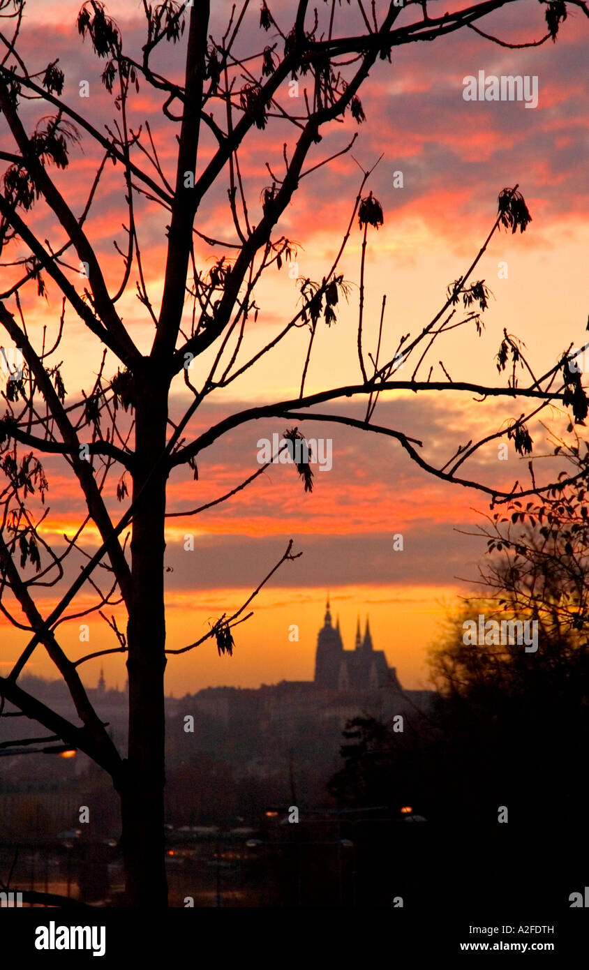 L'automne à Prague, la capitale de l'UE en République Tchèque Banque D'Images