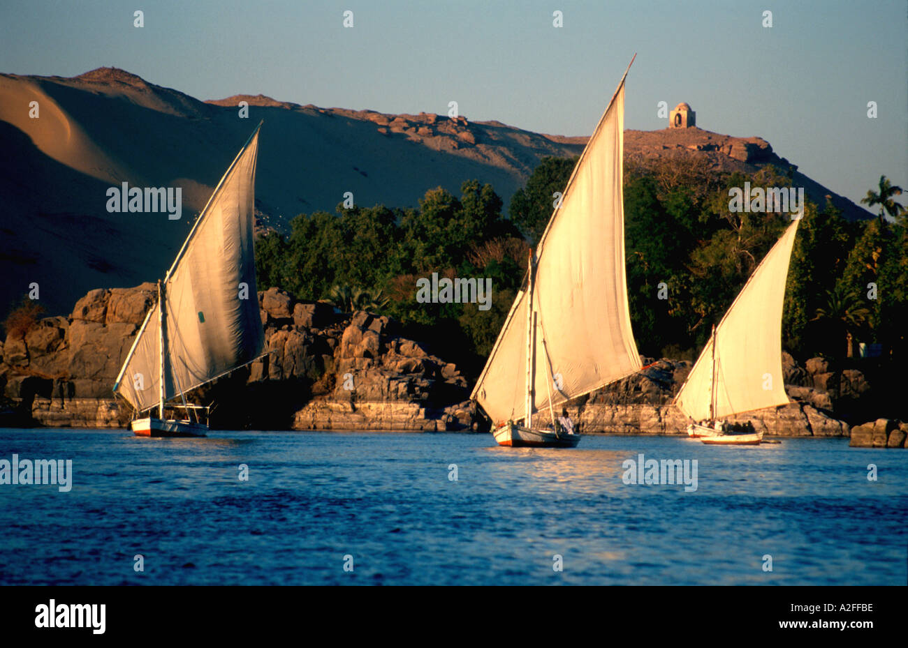 Le Nil de Kitchener s Island Egypte Banque D'Images