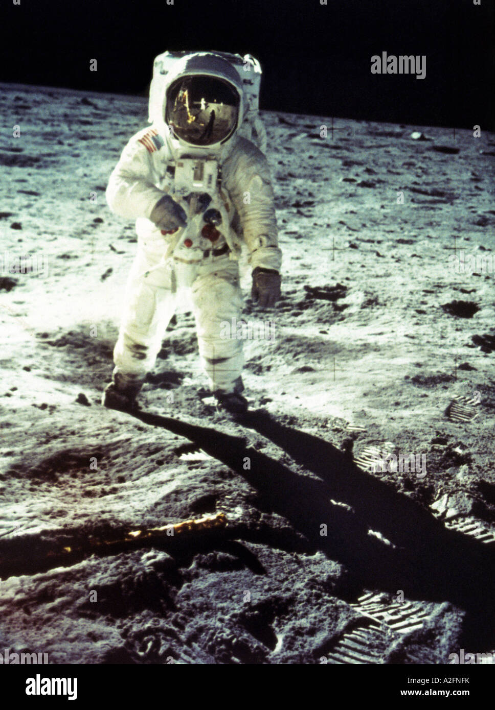 L'astronaute américain Neil Armstrong en tant que commandant de mission de l'alunissage d'Apollo 11 le 20 juillet 1969 Banque D'Images